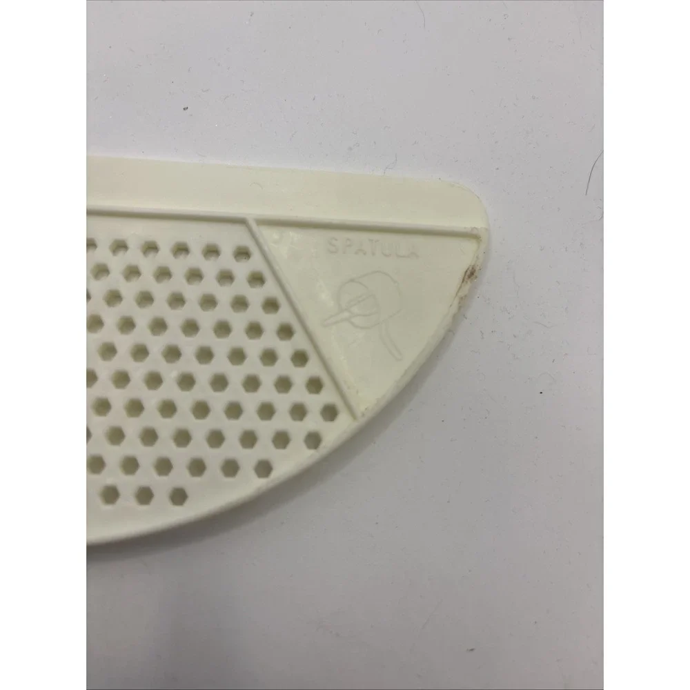 Vtg Foley Plastic White Nylon Spatula Pot Strainer Kitchen Scraper Tool